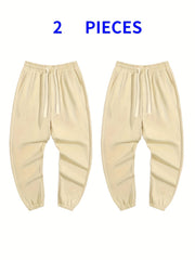 Men's Drawstring Casual Sweatpants for Running Gym
