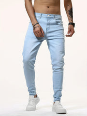 Stretch Denim Jeans for Men Slim Fit