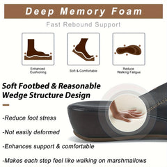 Women's Massage Sports Sandals Soft Sole Faux Leather Shoes