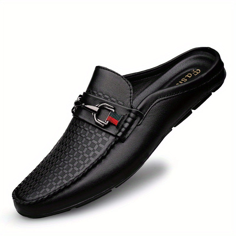 Men's No Tie Lace Slip On Loafers Smart Casual Outdoor Walking Shoes