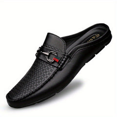 Men's No Tie Lace Slip On Loafers Smart Casual Outdoor Walking Shoes