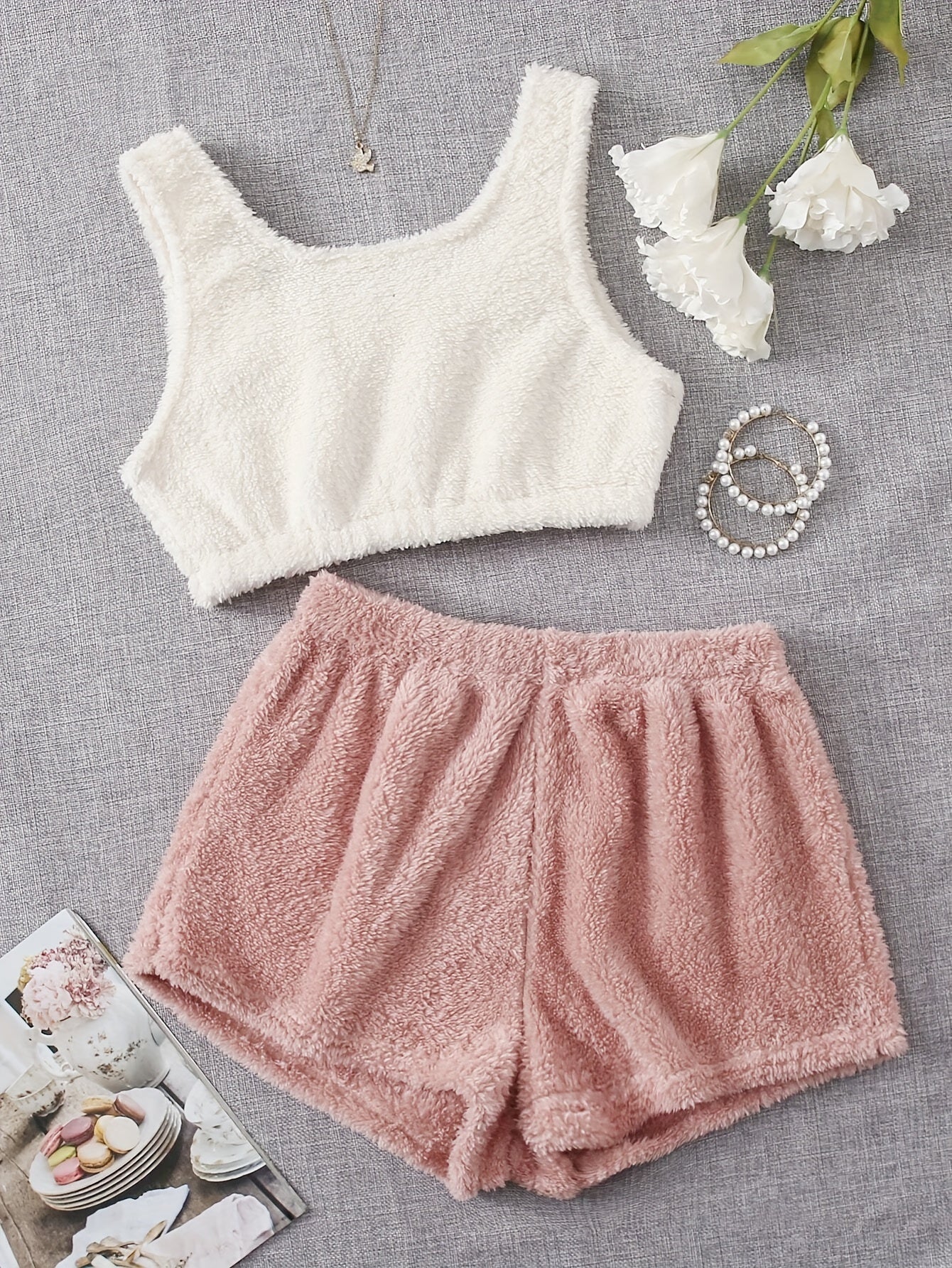 Fuzzy Fleece Pajama Set