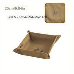Portable Folding Camping Tray Square Storage Box