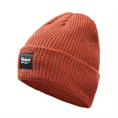 Reflective Beanie Cap Skullies Warm Knit Hat Windproof Unisex