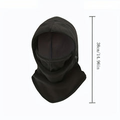 Camo Balaclava Face Mask Fleece Hood Hat Windproof for Cycling
