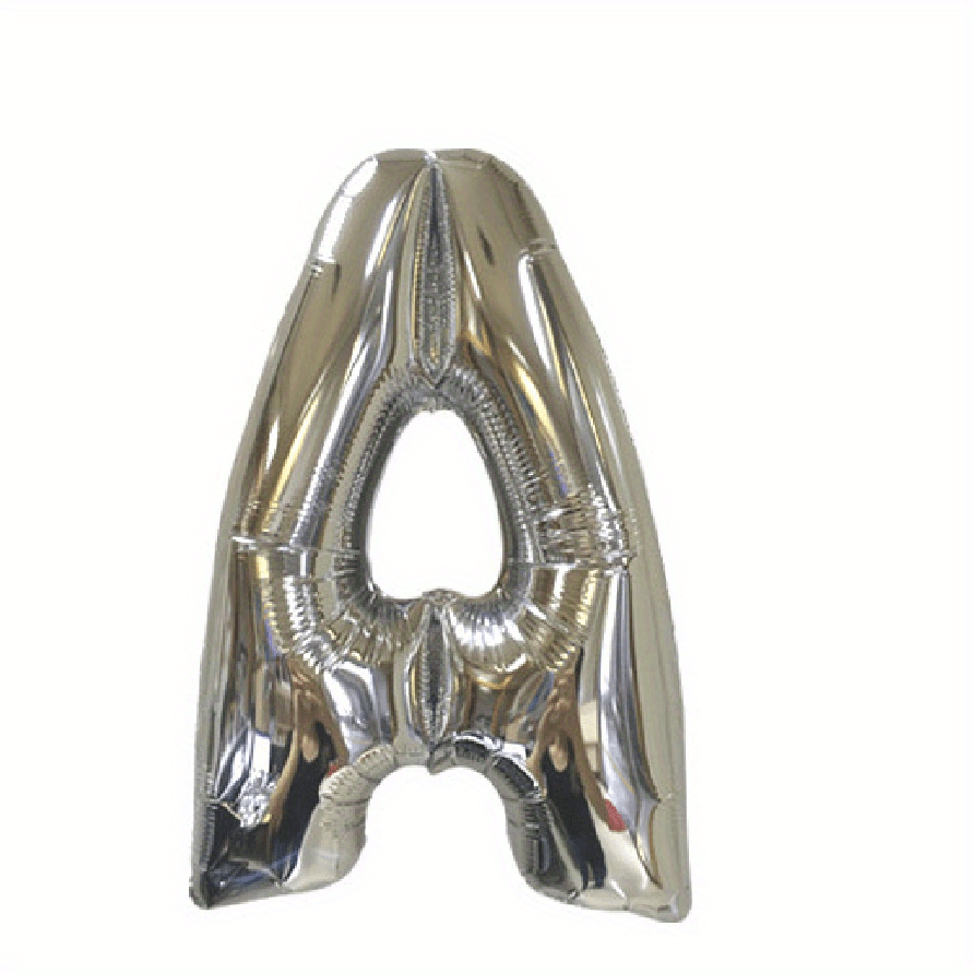 40 64 Cm Silvery 26 Letters Wedding Party Set