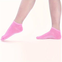 Women's Soft Yoga Socks Non-slip Short Tube Dance Training Sock