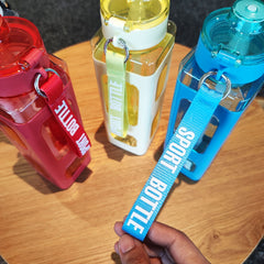 Portable Square Sports Water Bottle 900ml