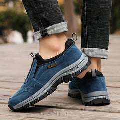 Thick Sole Slip On Hiking Shoes Lightweight Trekking Sneakers