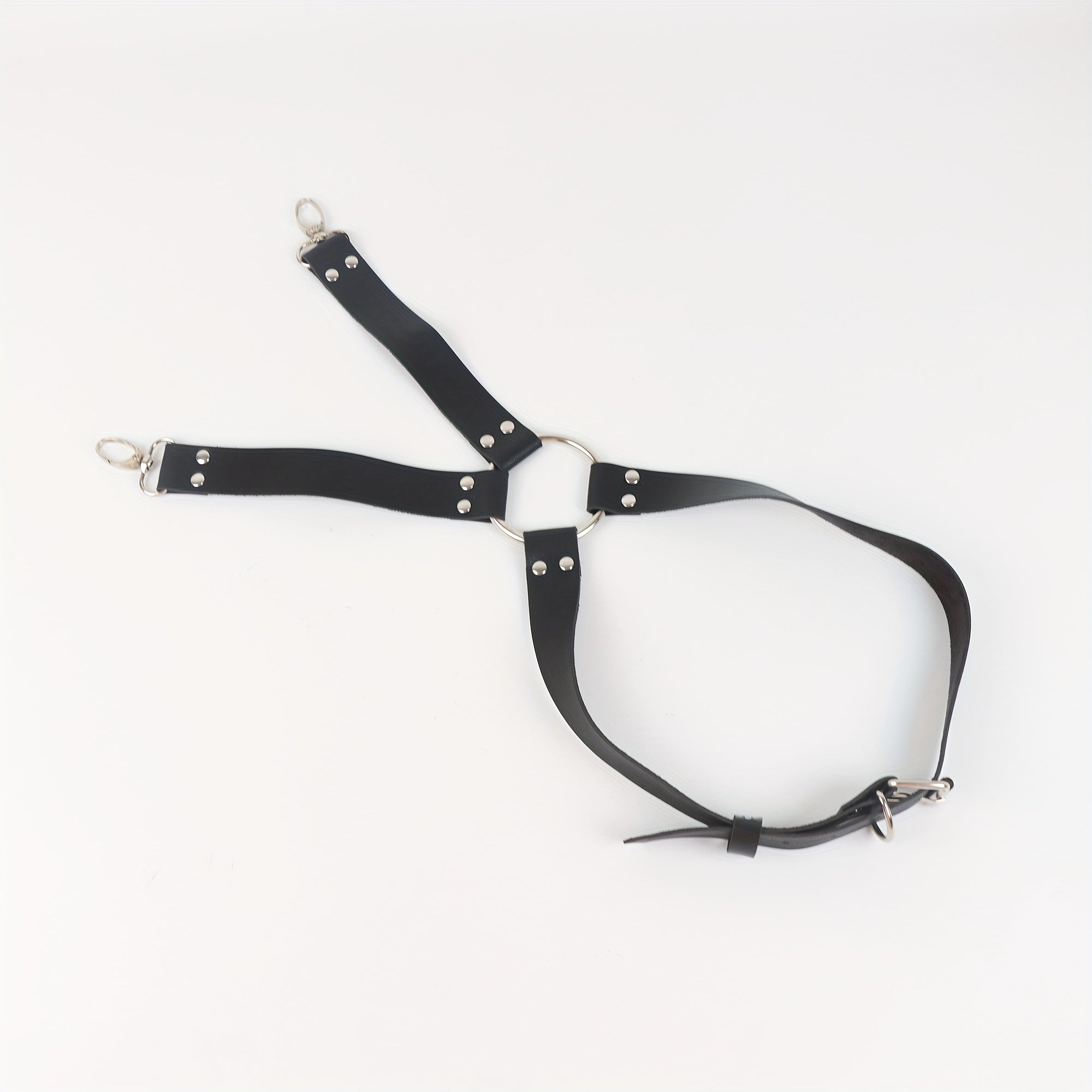 Men's Punk Rivets Suspenders Waist Chain Straps Bar