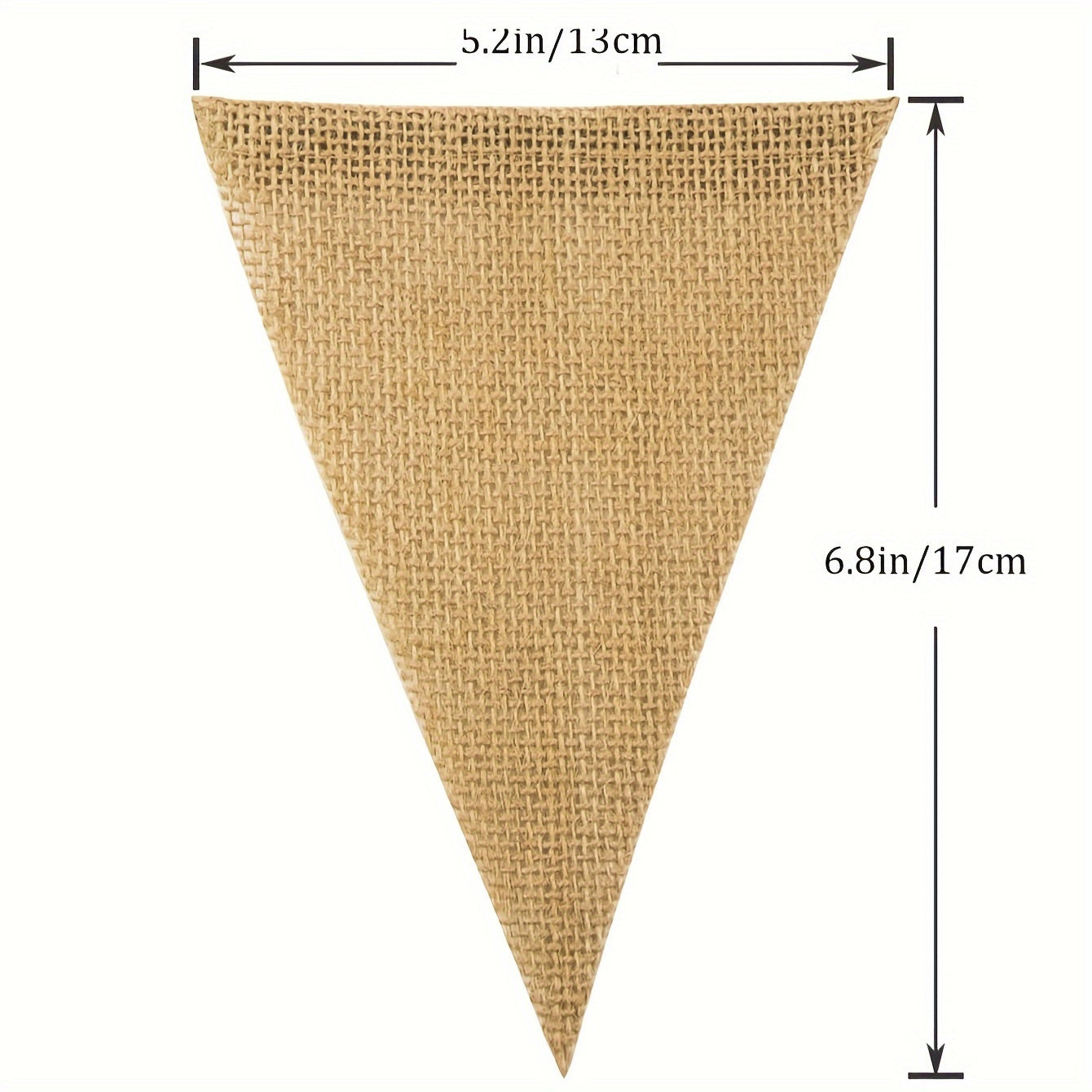 1pc Blank DIY Writable Twist Flag Writable Banner