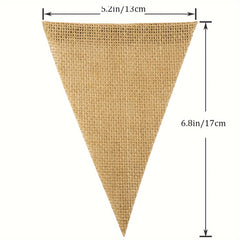 1pc Blank DIY Writable Twist Flag Writable Banner