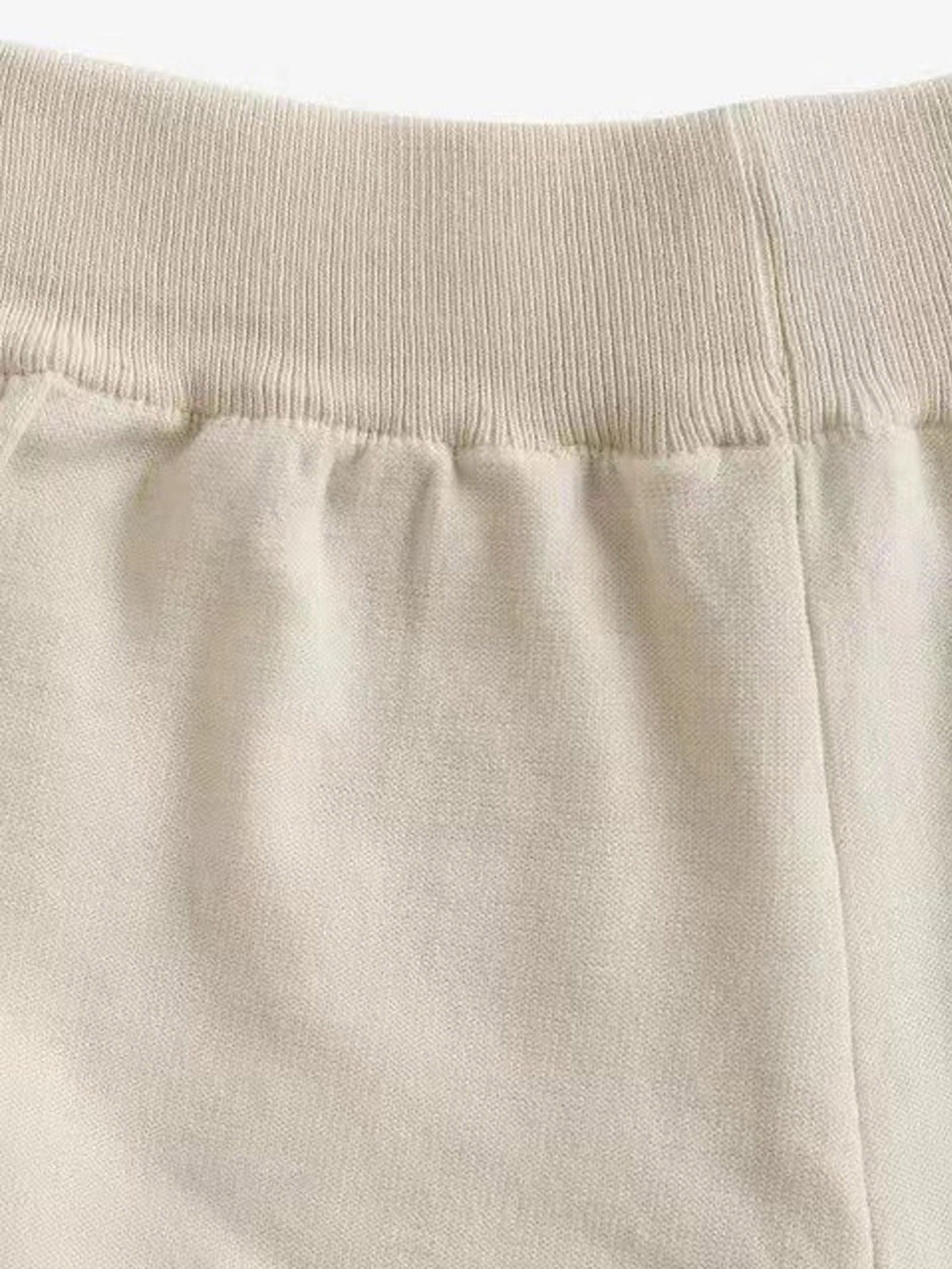 Women's Drawstring Shorts Solid Color