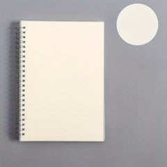 80 Sheet Coil Notebook PP Cover Horizontal Line Grid Inner Page Spiral Hardcover
