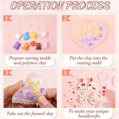 Bowknot 3D Nail Art Charms Silicone Mold DIY Decorations