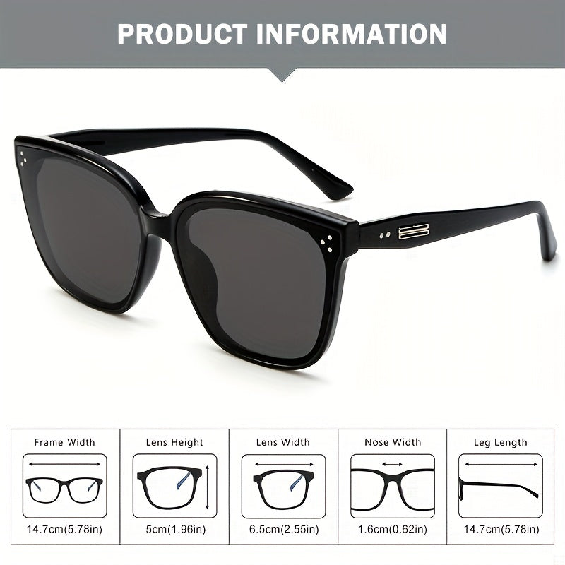 Men's Large Frame Sunglasses PC Lenses Street Photography