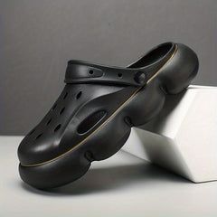 Men's Platform Clogs Non Slip Beach Sandals Hollow Out Garden Shoes