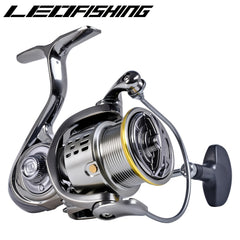 LEOFISHING Aluminum Spinning Reel 5.5:1 Gear Ratio 12+1BB Ultra Smooth