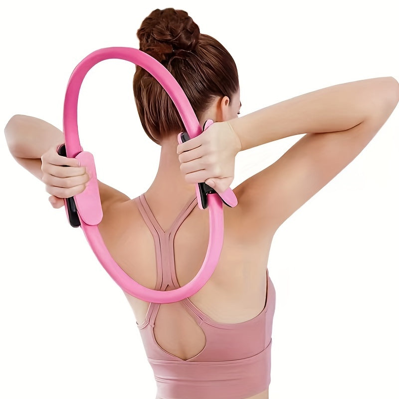 Yoga Pilates Circle Fitness Body Stretch Resistance Roller Gymnastic