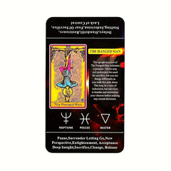 Pocket Size Tarot Learning Card with Electronic Guidebook
