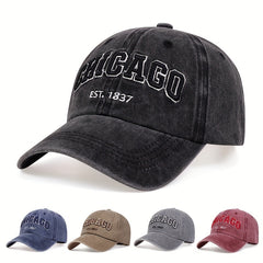 Chicago Baseball Cap Vintage City Dad Hat
