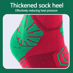 ARITAUM Christmas Socks Men Women Athletic Crew Arch Compression Socks