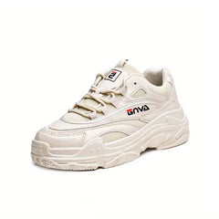 Men's Breathable Chunky Sneakers - Jogging Gym Shoes