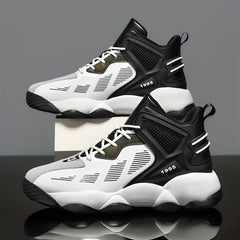 Men's Big & Tall Basketball Shoes Non Slip Lace Up Sneakers