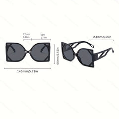 Men's Polarized Cat Eye Sunglasses Large Frame Glasses