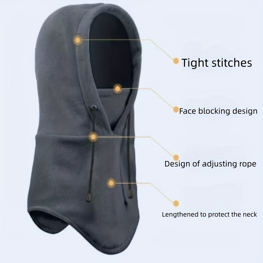 Outdoor Windproof Warm Fleece Hat for Skiing Cycling