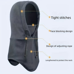 Outdoor Windproof Warm Fleece Hat for Skiing Cycling