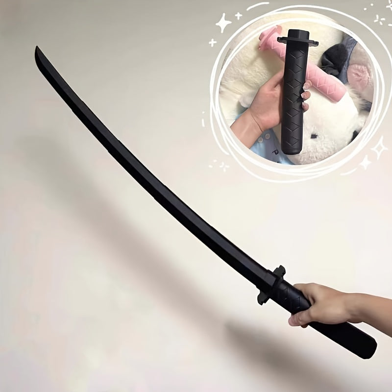 3D Printed Telescopic Sword Toy, Foldable Decompression Samurai Sword