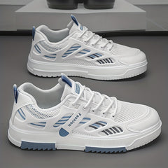 Men's Traction Skate Shoes Breathable Lace-Up Sneakers