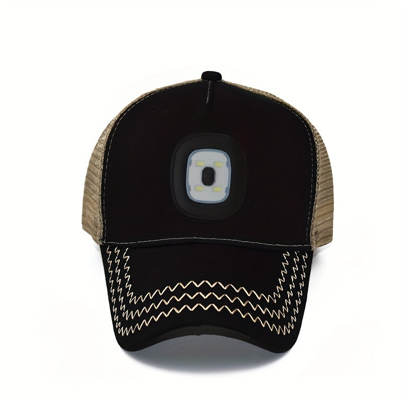 Rechargeable Lighted Baseball Cap Night Fishing Outdoor Hat