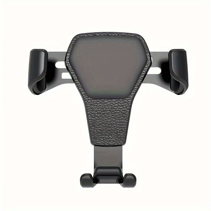 Car Leather Patterned Phone Holder Auto Navigation Air Outlet Multifunctional