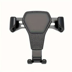 Car Leather Patterned Phone Holder Auto Navigation Air Outlet Multifunctional