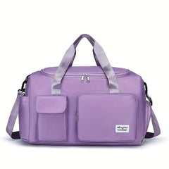 Minimalist Solid Luggage Bag Versatile Portable Fitness Bag