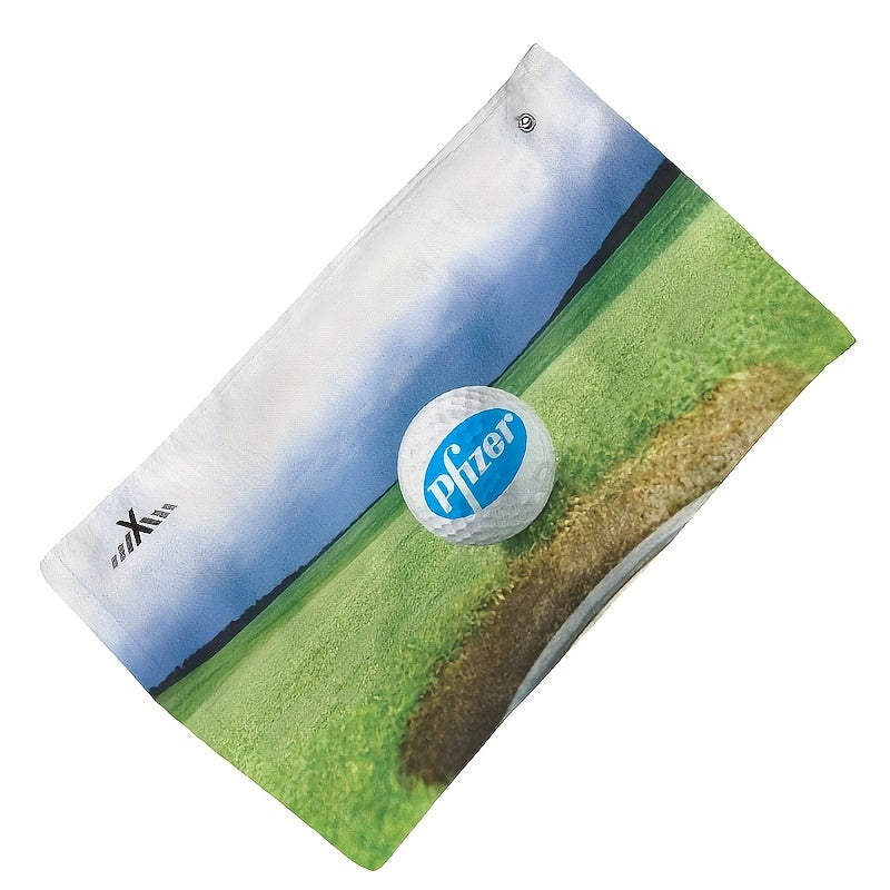 Soft Golf Towel Heat Transfer Design