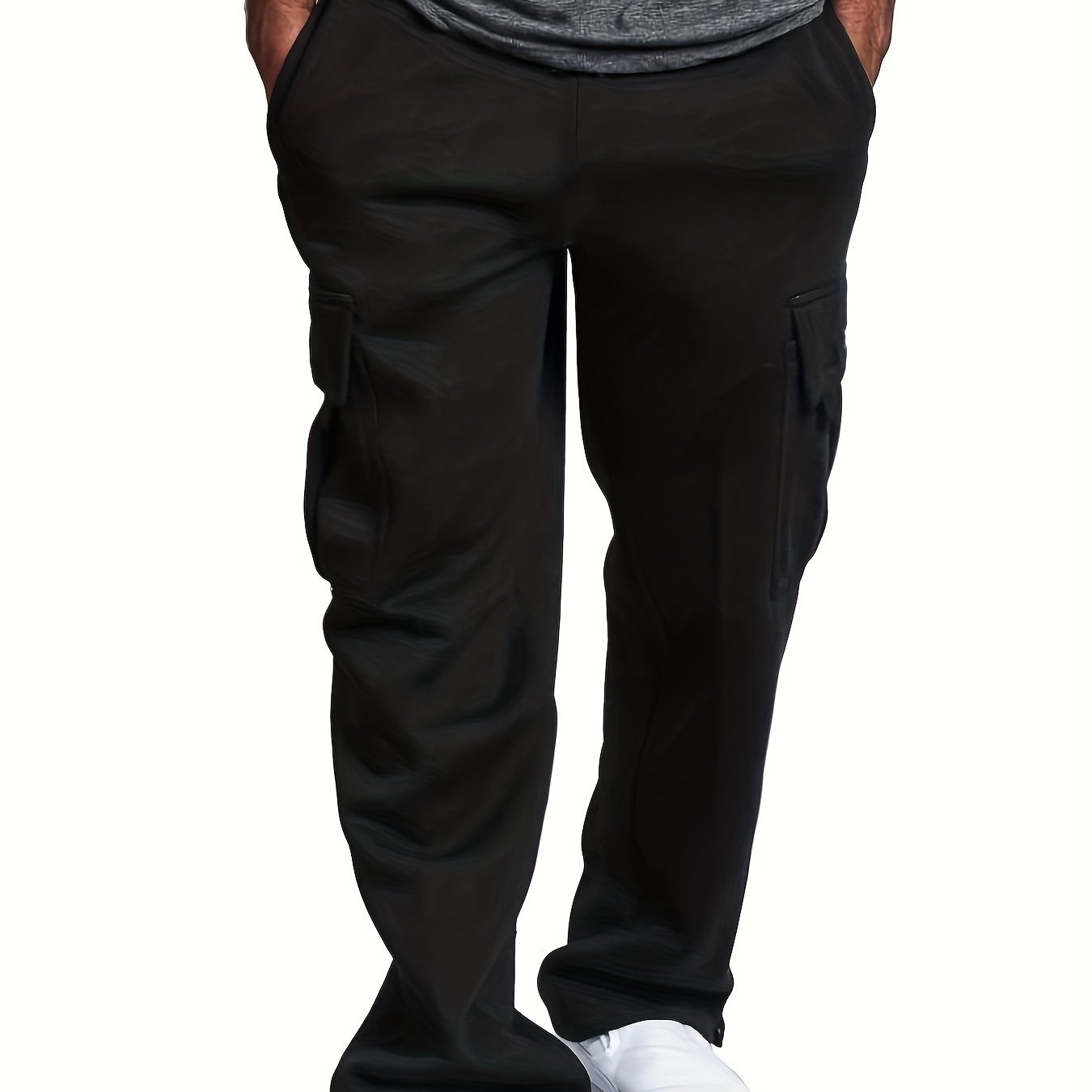 Classic Cargo Pants Men's Soft Drawstring Joggers