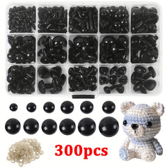 300 Pcs Safety Eyes for Amigurumi Crochet Teddy Bears Dolls Plush Animals