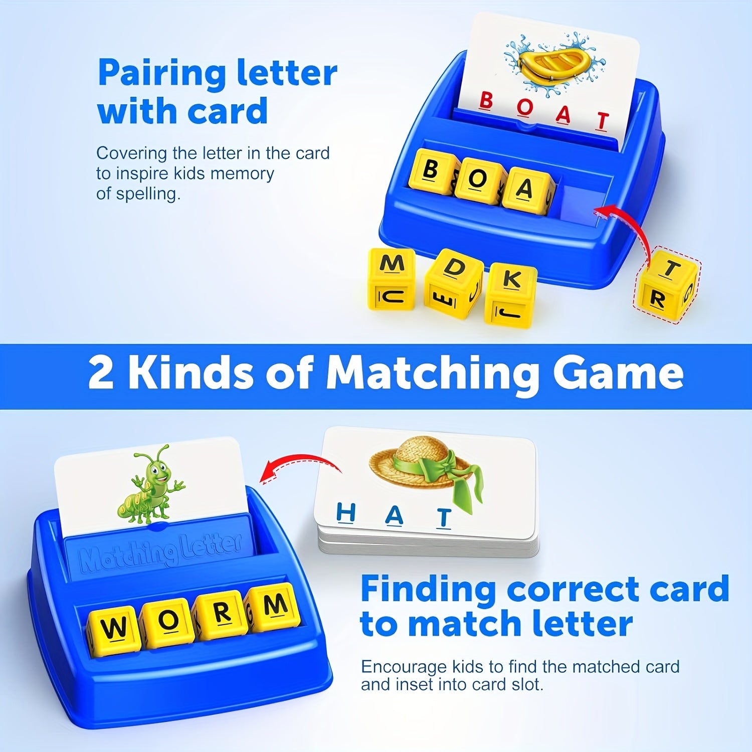 Interactive Letter Learning Game for Kids - Word Recognition & Spelling Activity