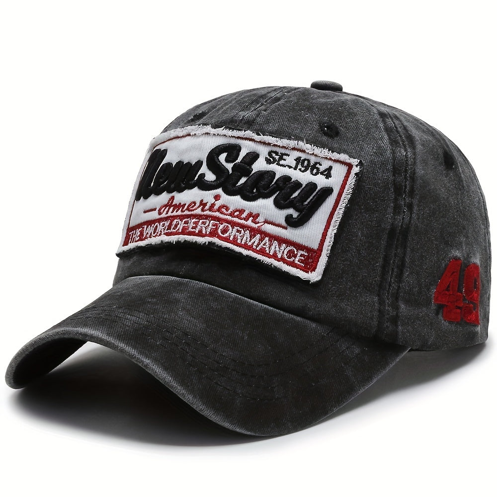 Men's Washed Sun Protection Hat Street Baseball Cap