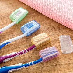 5pcs Toothbrush Head Covers Colorful Soft Durable Bathroom Accessory