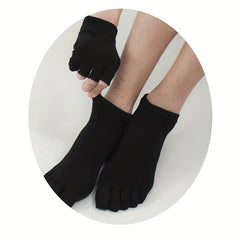 Non Slip Yoga Socks and Gloves Set for Improved Grip