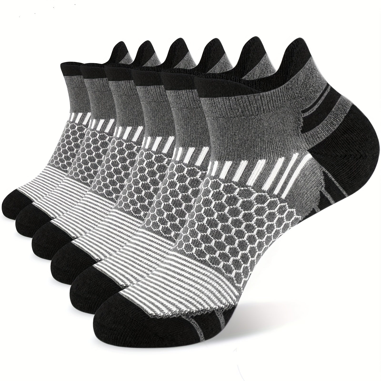 Men's Cushion Ankle Socks for Sports, 3 Pairs