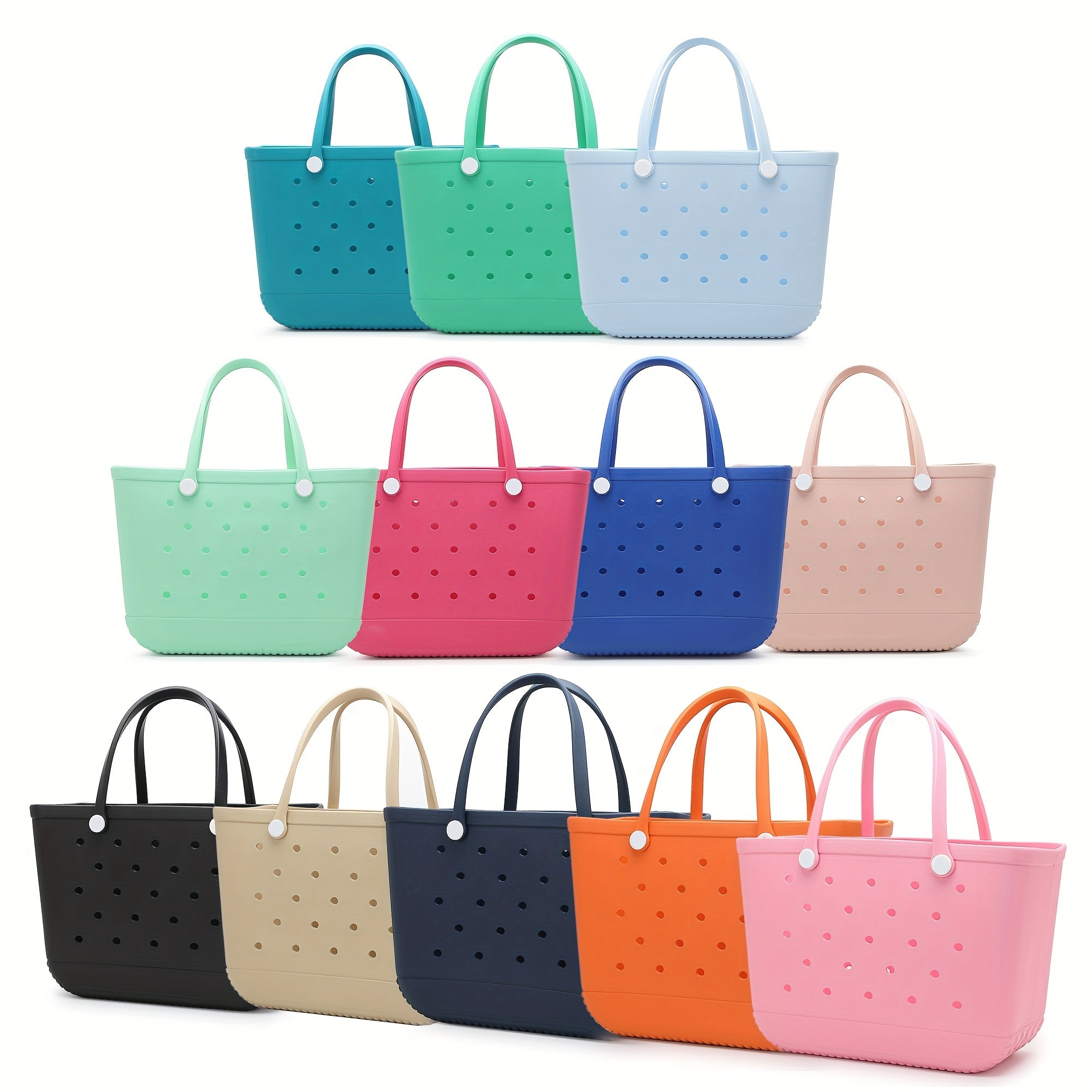 Large Capacity Beach Handbag Rubber Waterproof Storage Bag
