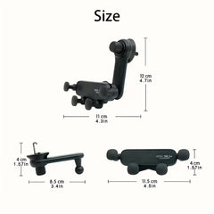 Car Phone Holder With Gravity Sensing, Rotatable Air Outlet Mount