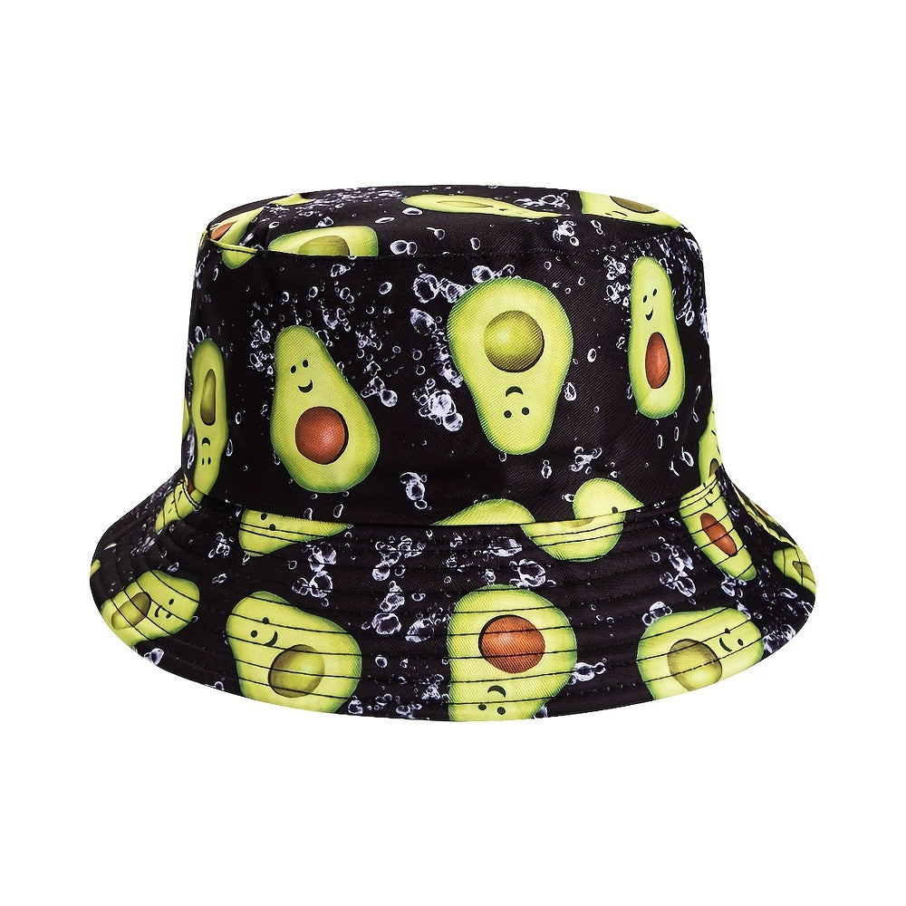 Fruit Pattern Fisherman Hat Summer Sun Protection Hat