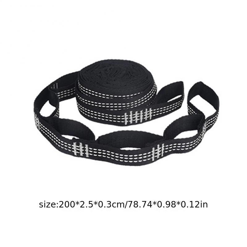 2pcs Hammock Strap Camping Garden Swing Straps 250KG Load Tree Hanging 2m