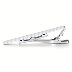 Classic Silver Tie Clip for Men